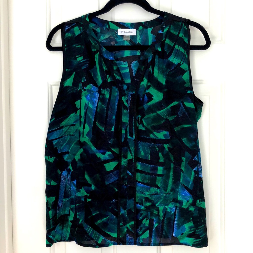 NWOT Calvin Klein sleeveless blouse